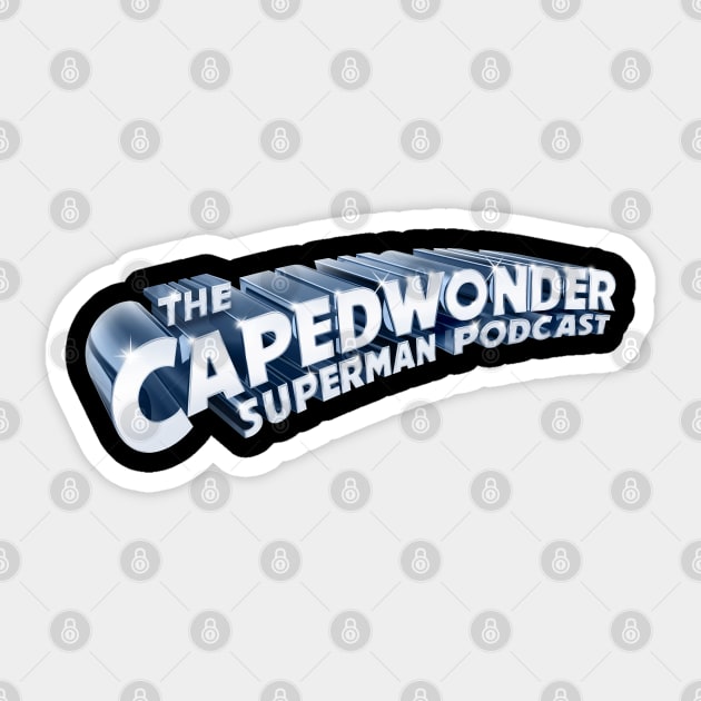 CapedWonder Podcast logo 3 Sticker by CapedWonder Treasures